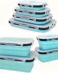 SiliconeFlex | Collapsible Leak-Proof Food Storage Containers Set 10