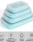 SiliconeFlex | Collapsible Leak-Proof Food Storage Containers Set 4