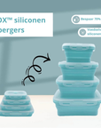 SiliconeFlex | Collapsible Leak-Proof Food Storage Containers Set 5