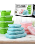 SiliconeFlex | Collapsible Leak-Proof Food Storage Containers Set 7