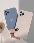 SiliconeGuard | Stylish Shockproof Mobile Phone Case with Heart Design 1