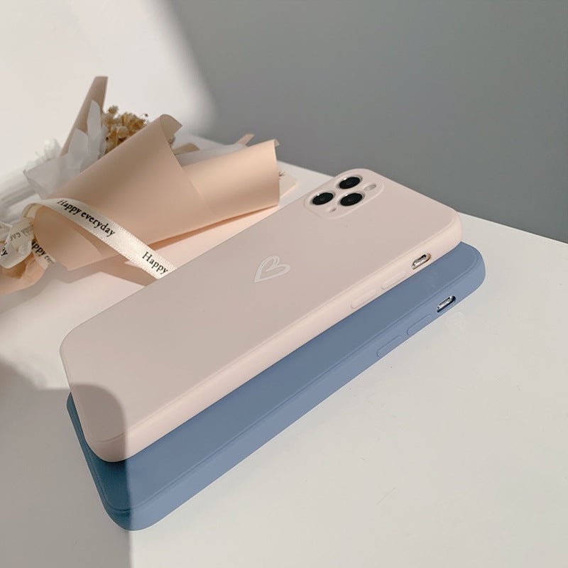 SiliconeGuard | Stylish Shockproof Mobile Phone Case with Heart Design 2