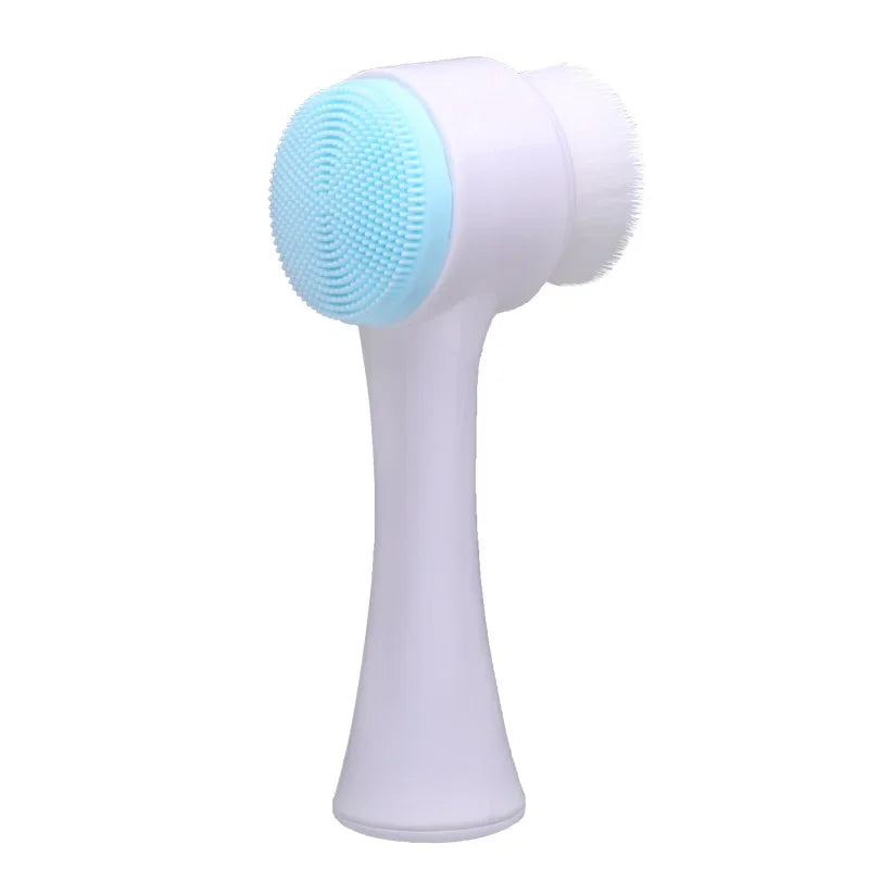 Silicone Face Cleanser Exfoliator Dual-Sided Gentle Massage Tool 4