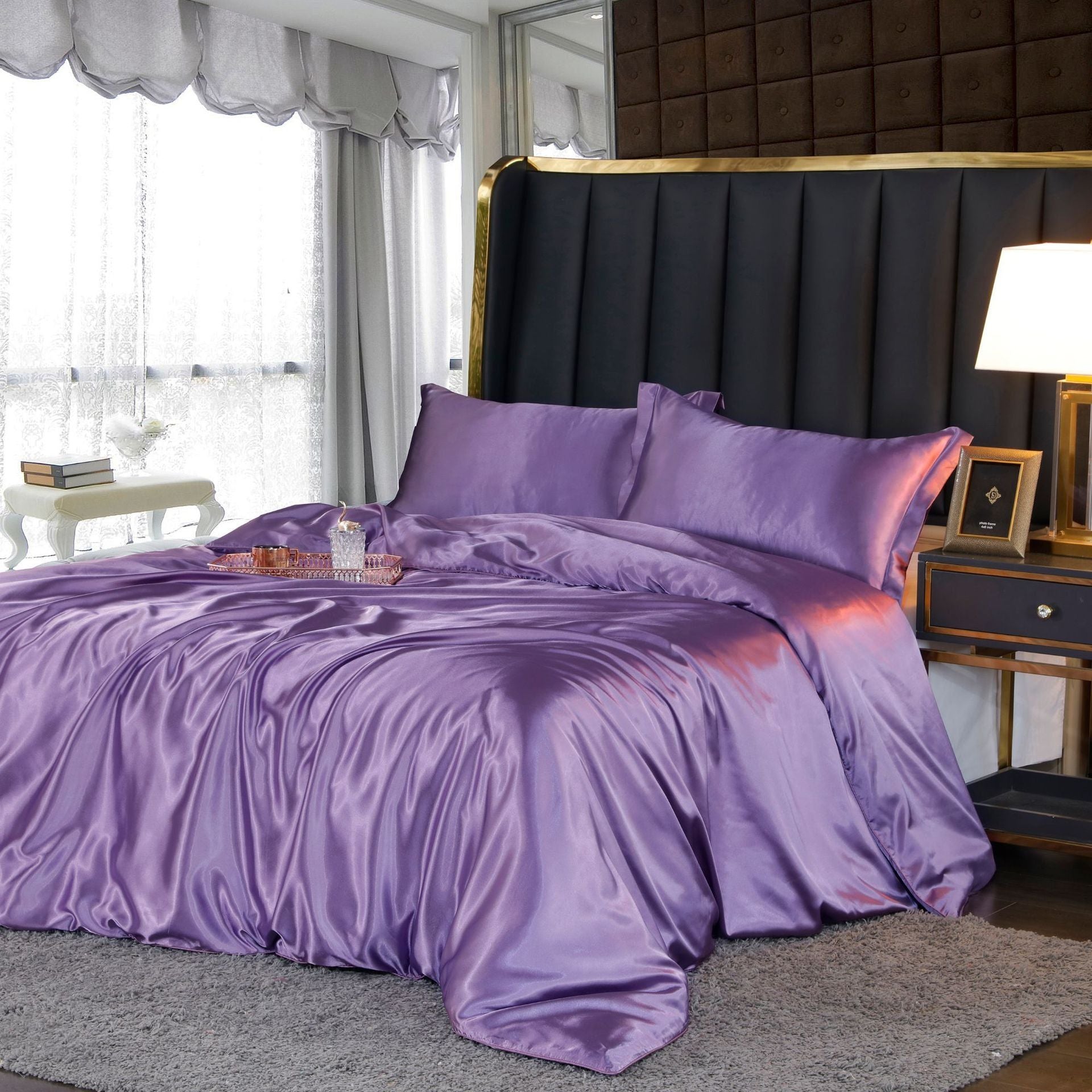 SilkAura - 4-Piece Silk Luxury Bedding 26