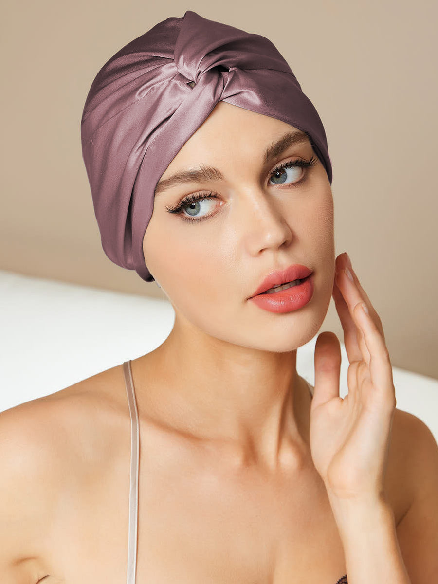 SilkRelax - Pure Silk Casual Sleep Cap for Night Comfort 1