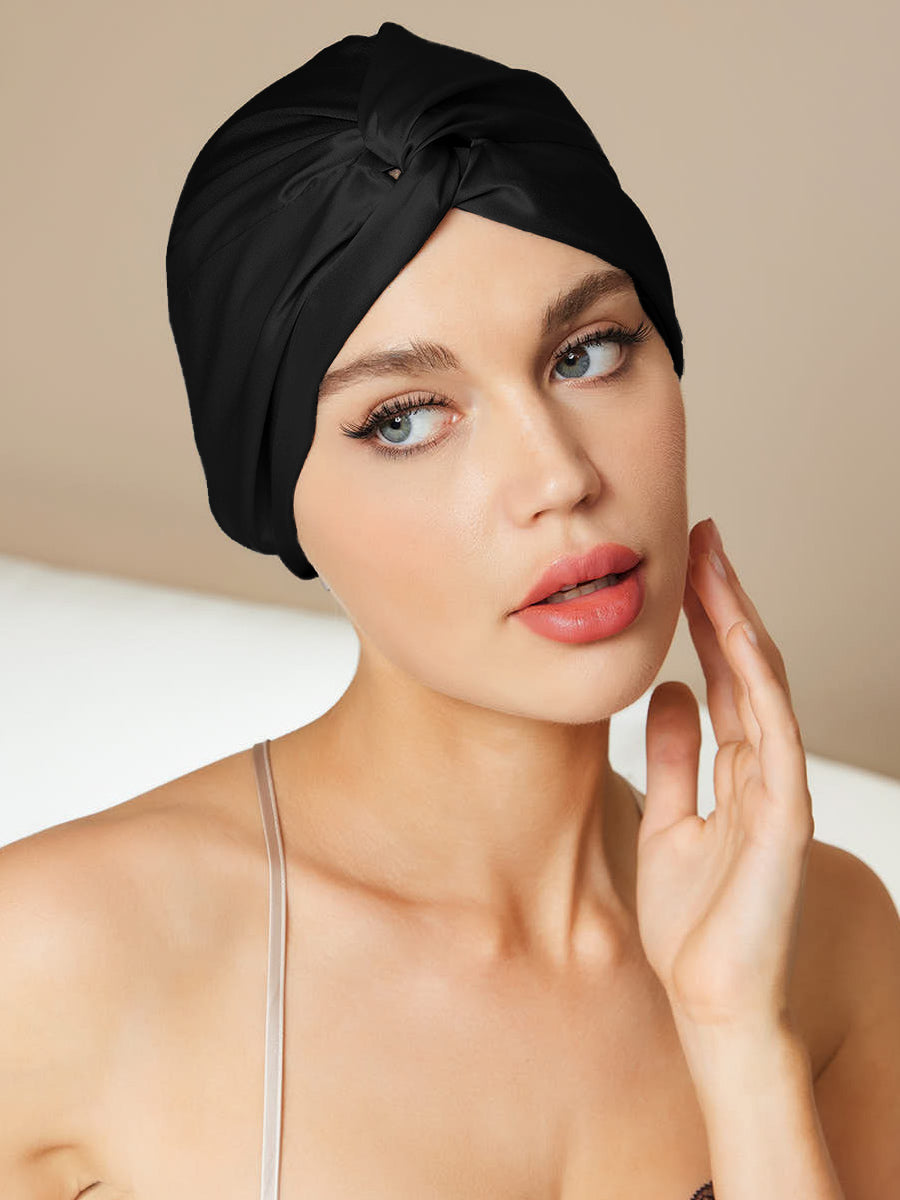 SilkRelax - Pure Silk Casual Sleep Cap for Night Comfort 3