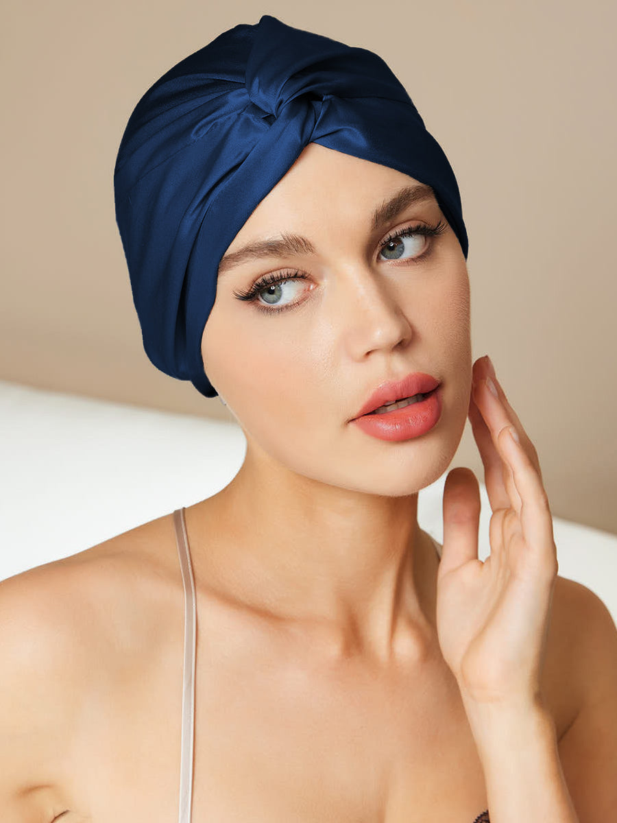 SilkRelax - Pure Silk Casual Sleep Cap for Night Comfort 6