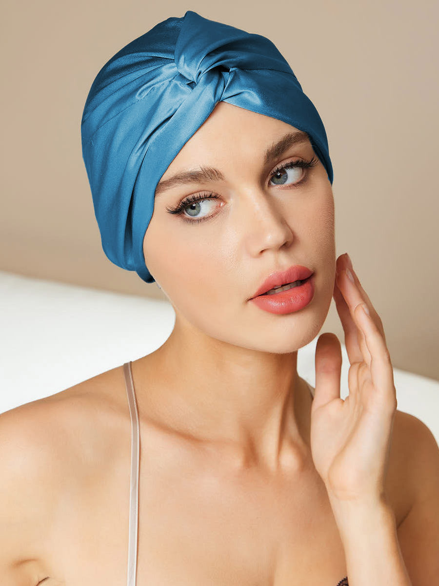 SilkRelax - Pure Silk Casual Sleep Cap for Night Comfort 7