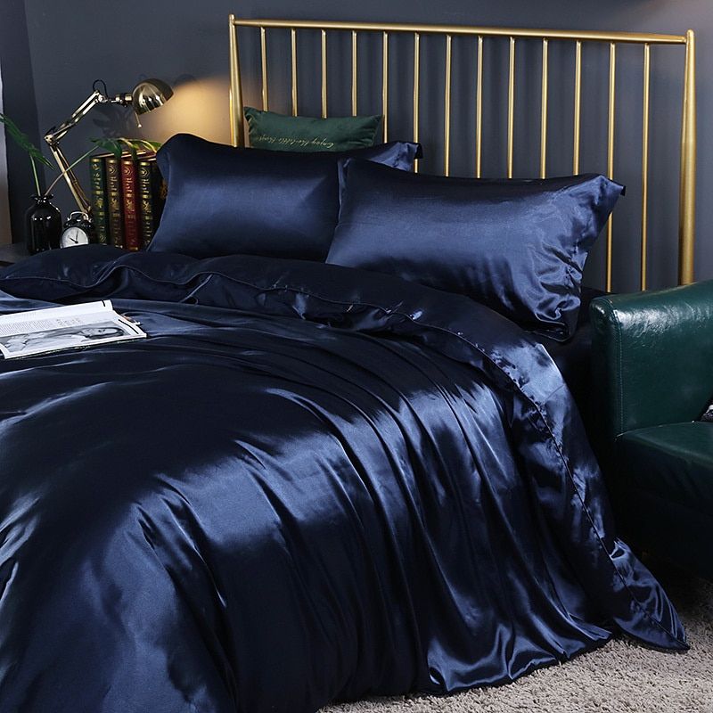 SilkenDream - Luxury 4-Piece Satin Bedding Set 8