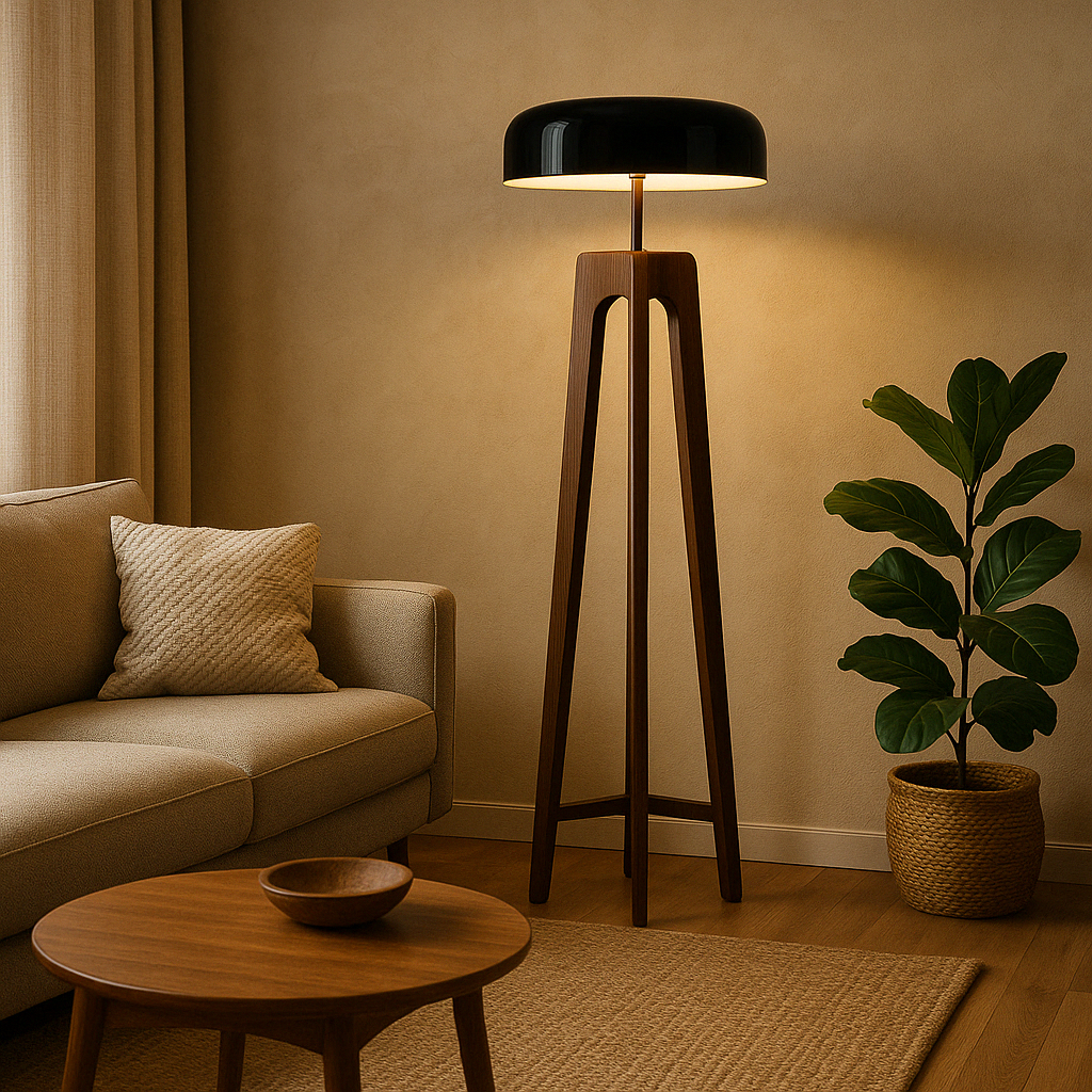 SkandiGlow | Minimalist Scandinavian Floor Lamp 1