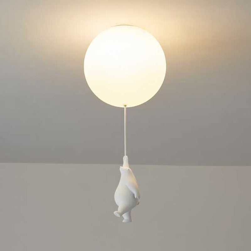 SkyLoom - Bear and Balloon Pendant Light for Kids 0