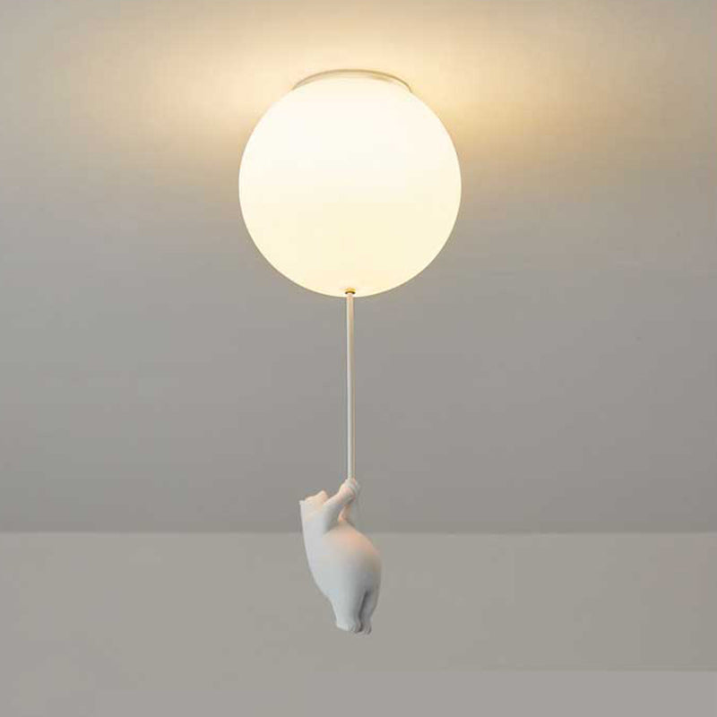 SkyLoom - Bear and Balloon Pendant Light for Kids 10