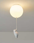 SkyLoom - Bear and Balloon Pendant Light for Kids 10