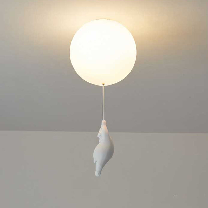 SkyLoom - Bear and Balloon Pendant Light for Kids 11