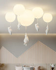 SkyLoom - Bear and Balloon Pendant Light for Kids 4