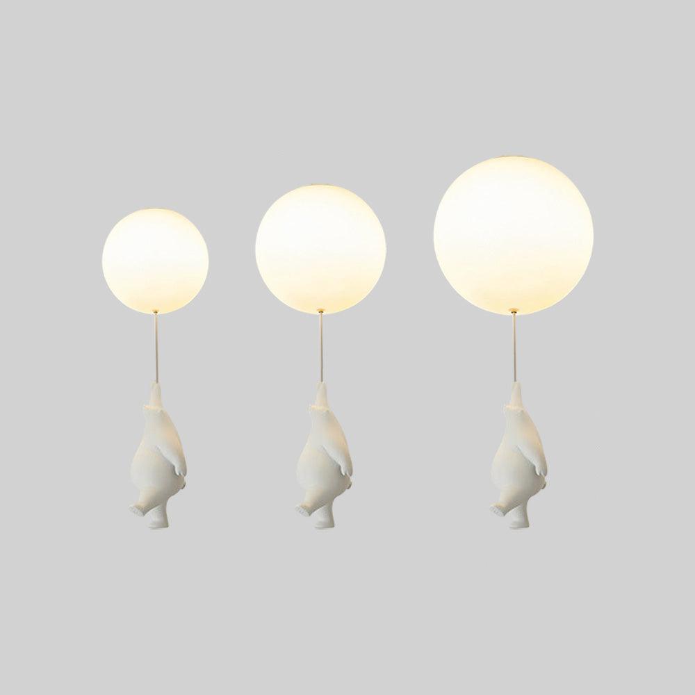 SkyLoom - Bear and Balloon Pendant Light for Kids 5