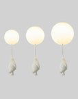 SkyLoom - Bear and Balloon Pendant Light for Kids 5