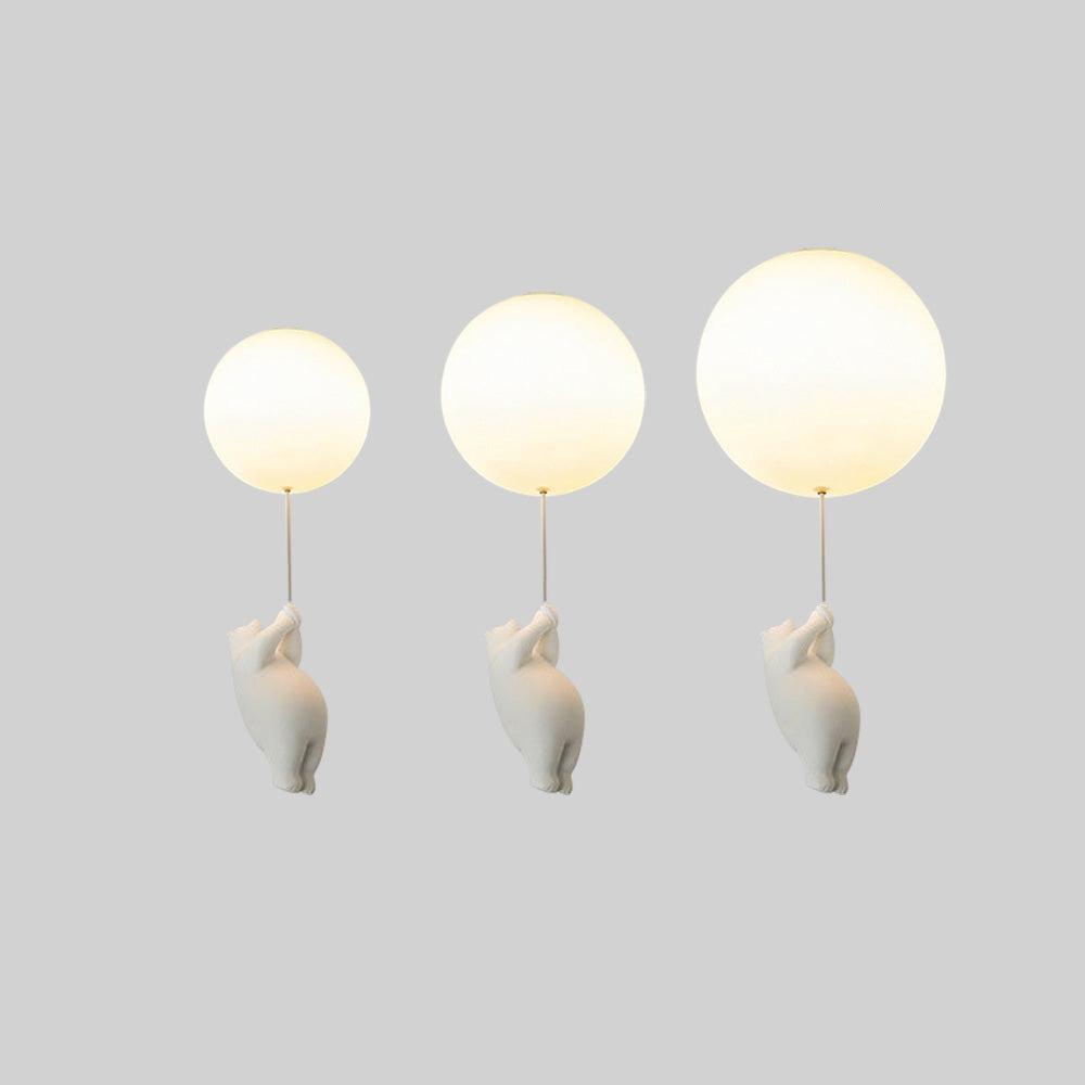 SkyLoom - Bear and Balloon Pendant Light for Kids 6