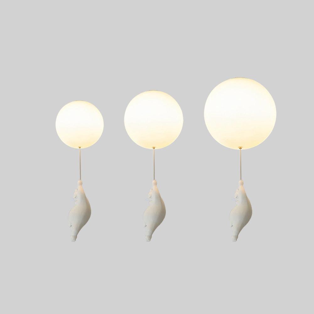 SkyLoom - Bear and Balloon Pendant Light for Kids 7