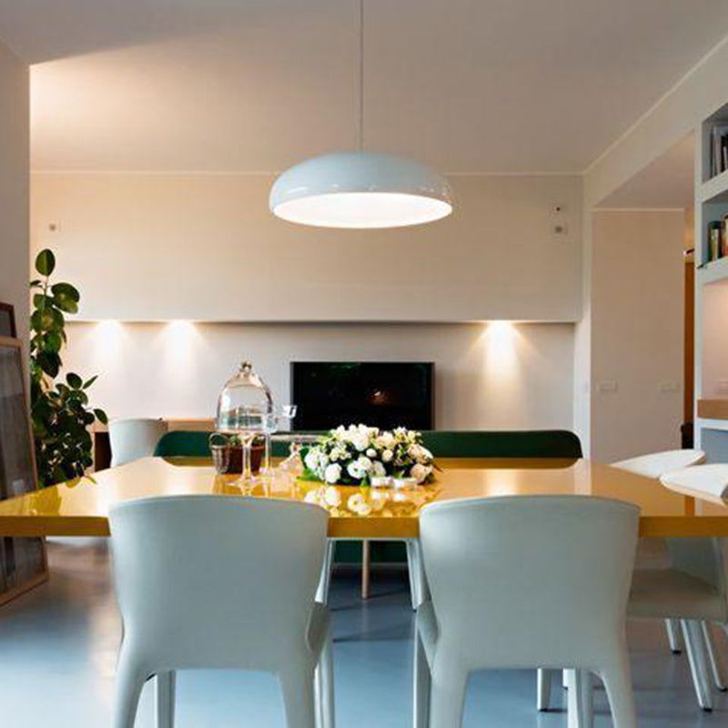 Sleek Round Ceiling Light with Adjustable Height and Energy-Efficient LED – Modern Pendant Fixture for Bedroom and Living Room 1
