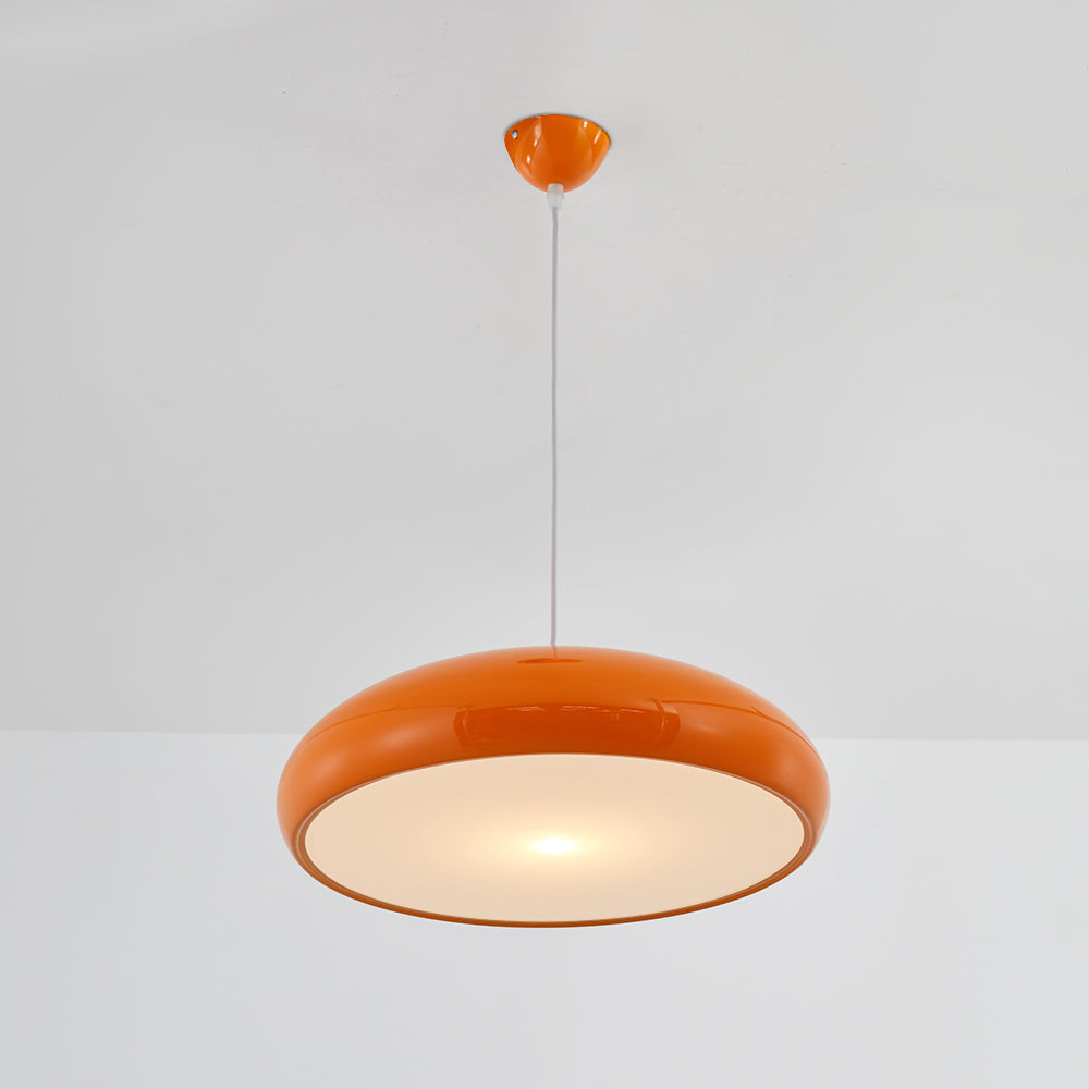Sleek Round Ceiling Light with Adjustable Height and Energy-Efficient LED – Modern Pendant Fixture for Bedroom and Living Room 5