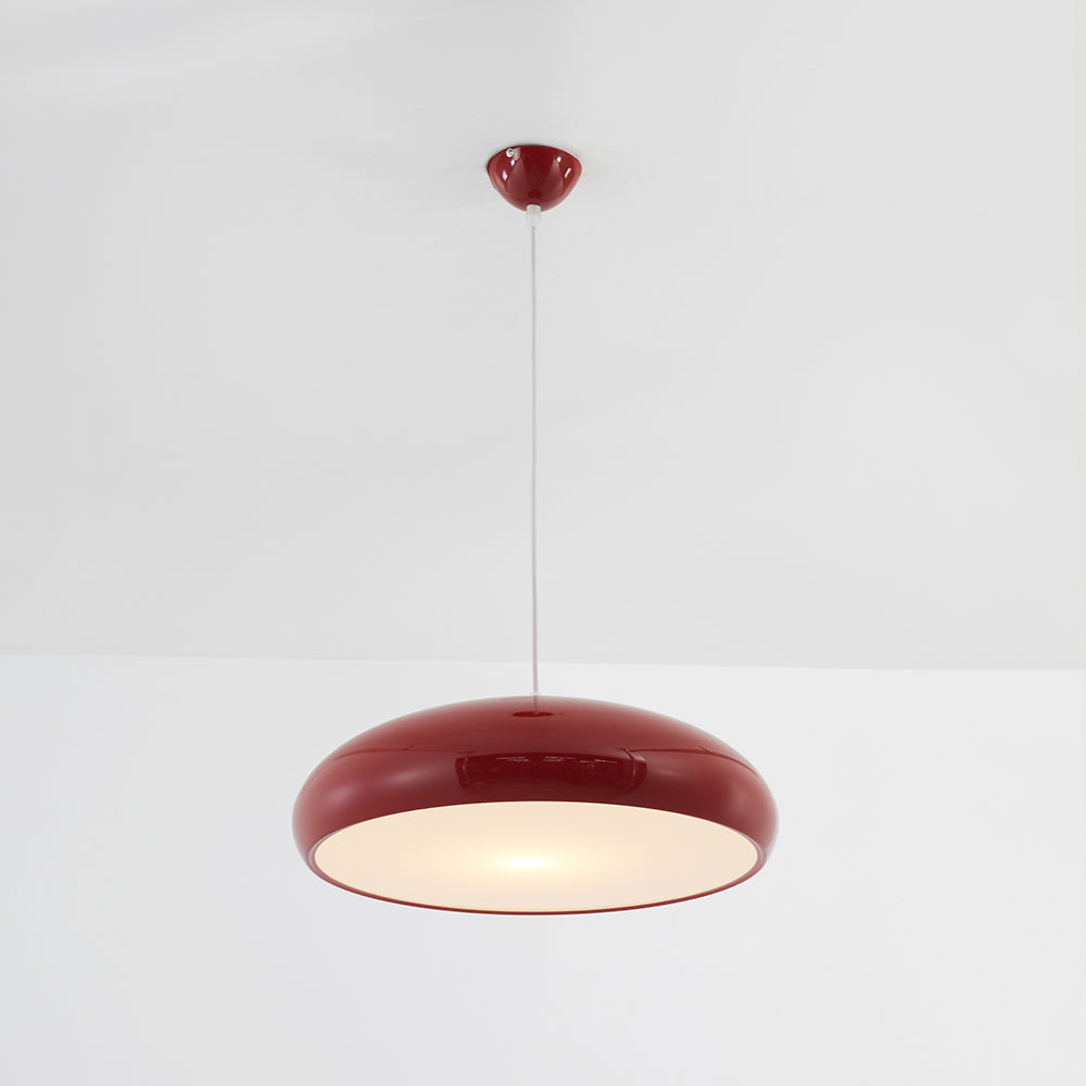 Sleek Round Ceiling Light with Adjustable Height and Energy-Efficient LED – Modern Pendant Fixture for Bedroom and Living Room 6