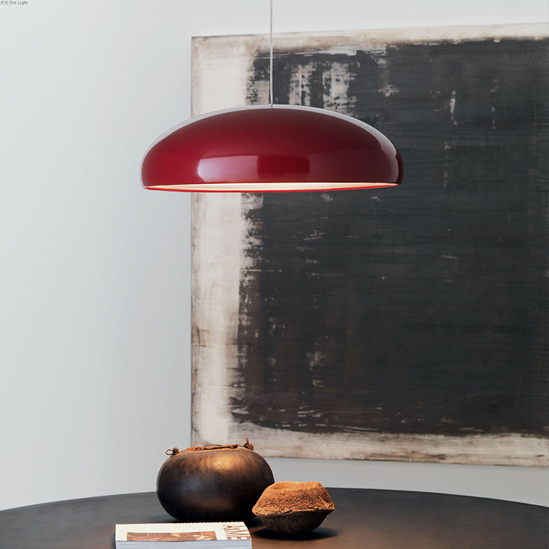 Sleek Round Ceiling Light with Adjustable Height and Energy-Efficient LED – Modern Pendant Fixture for Bedroom and Living Room 9