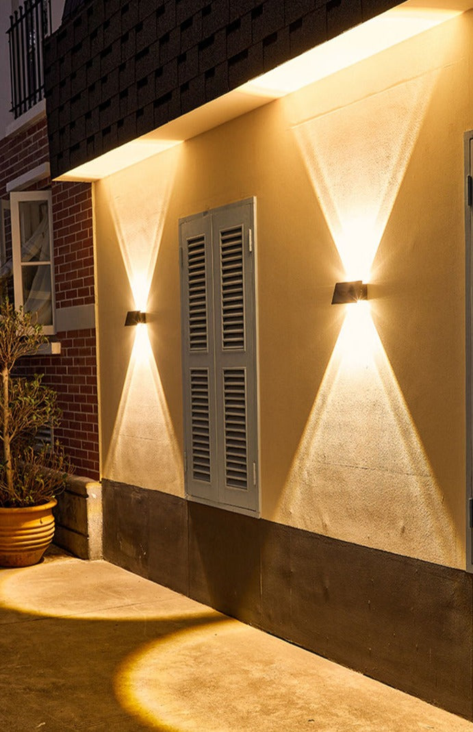 Sleek Solar Wall Lamp with Smart Sensor, IP65 Waterproof Outdoor Light Fixture for Garden and Patio 0
