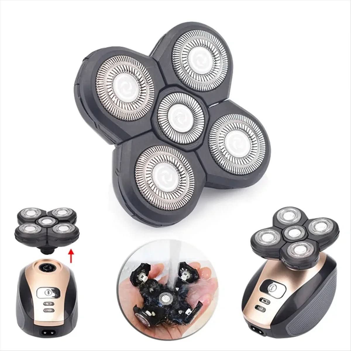 SmoothTrim | 3-in-1 Electric Trimmer with Floating Shaving Heads and Attachments 0