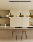 SoftGlow | 3-head Bauhaus Colored Glass Pendant Lamp for Home Living 6