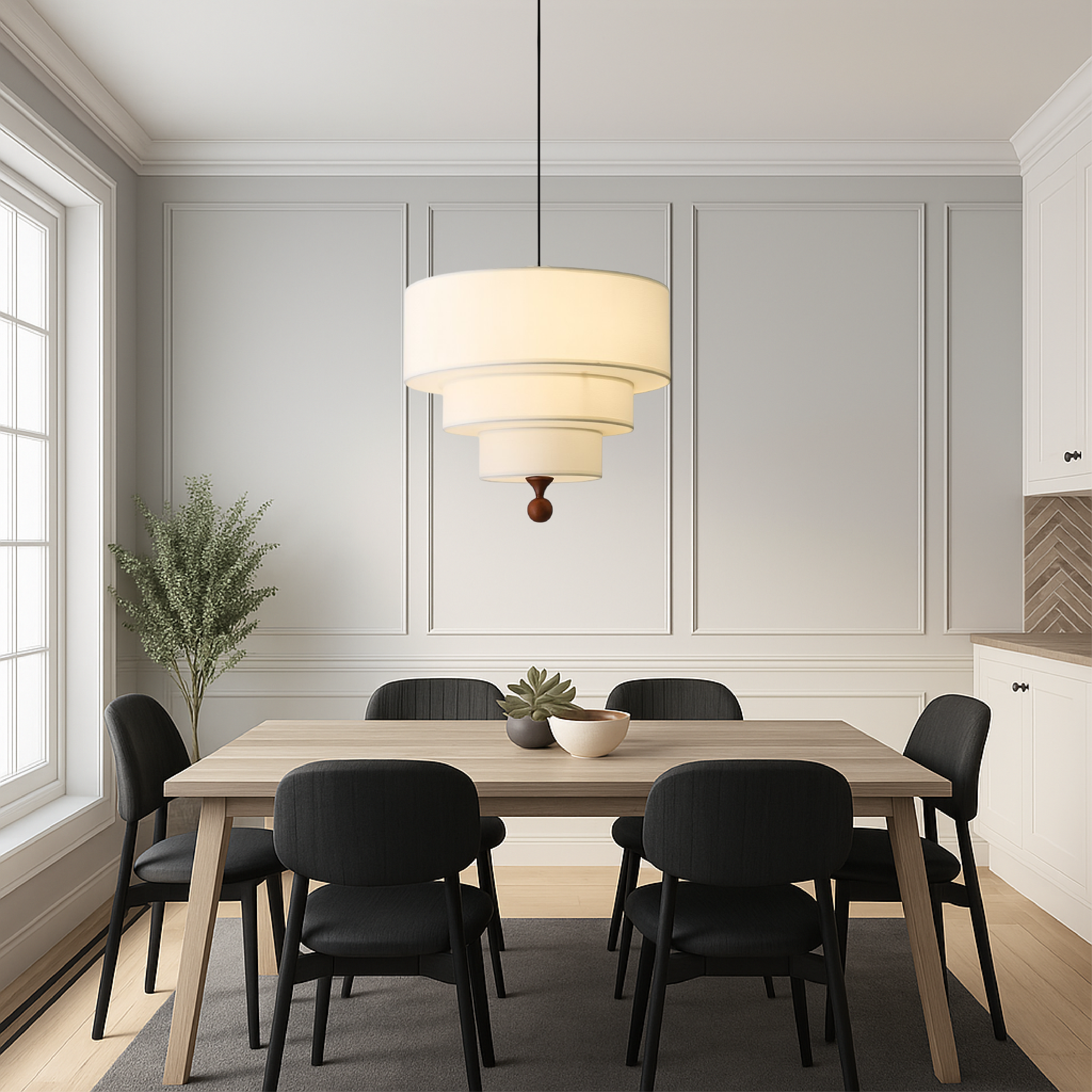 SoftGlow | Handcrafted Cotton Hanging Light 2