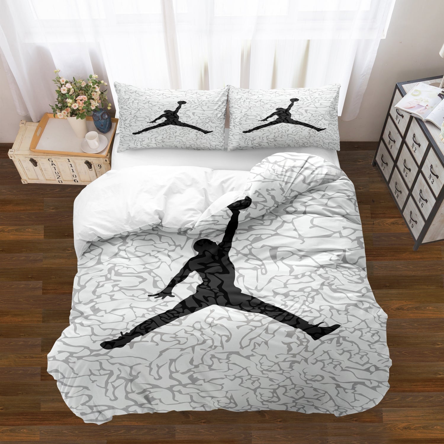 Soft Basketball Bedding Set with Ultra-Soft Duvet Cover and Pillowcases – Sporty Design for Comfort 3