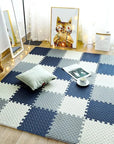 Soft Foam Baby Play Mat - Non-Toxic, Shock-Absorbing, Interlocking Design for Infants and Toddlers 1