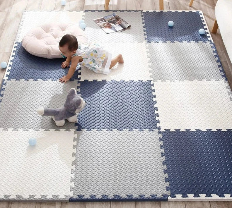 Soft Foam Baby Play Mat - Non-Toxic, Shock-Absorbing, Interlocking Design for Infants and Toddlers 7