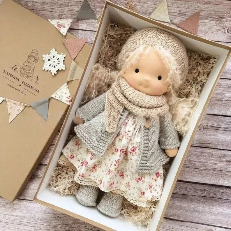 Soft Plush Toys Waldorf Handmade Cute Cotton Stuffed Plush Doll Packaging Dolls Fabricchanging Box Best Children Birthday Gifts 1