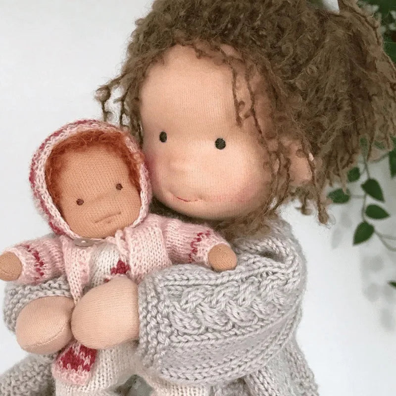Soft Plush Toys Waldorf Handmade Cute Cotton Stuffed Plush Doll Packaging Dolls Fabricchanging Box Best Children Birthday Gifts 5