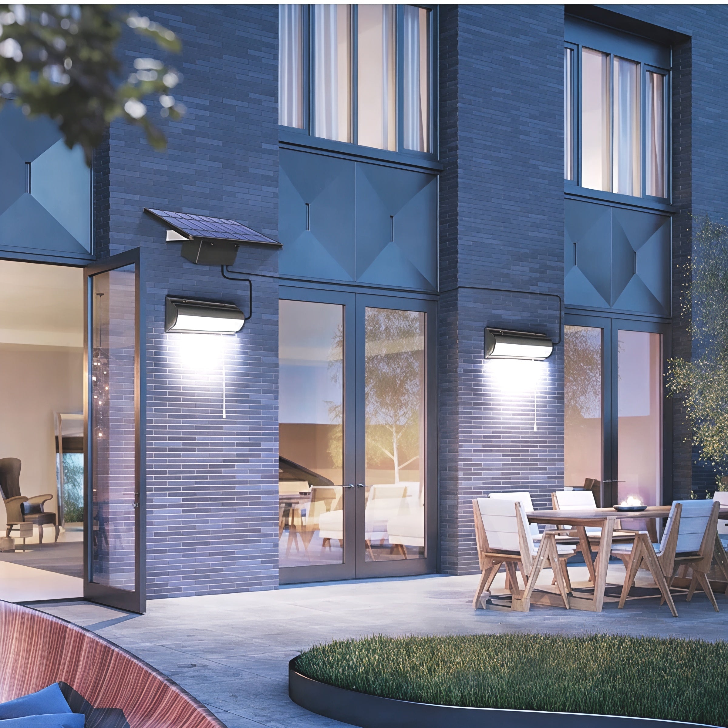 SolarLuma | Modern Outdoor LED Wall Light Powered by Solar Energy 4