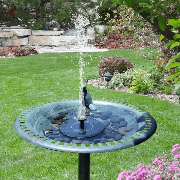 Solar Bird Bath Fountain with Eco-Friendly Design – Relaxing Water Sounds for Garden, Patio, or Balcony 2