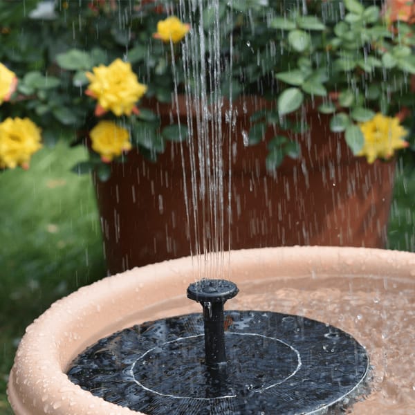 Solar Bird Bath Fountain with Eco-Friendly Design – Relaxing Water Sounds for Garden, Patio, or Balcony 3