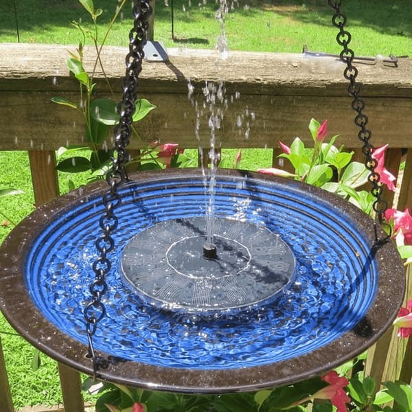 Solar Bird Bath Fountain with Eco-Friendly Design – Relaxing Water Sounds for Garden, Patio, or Balcony 4