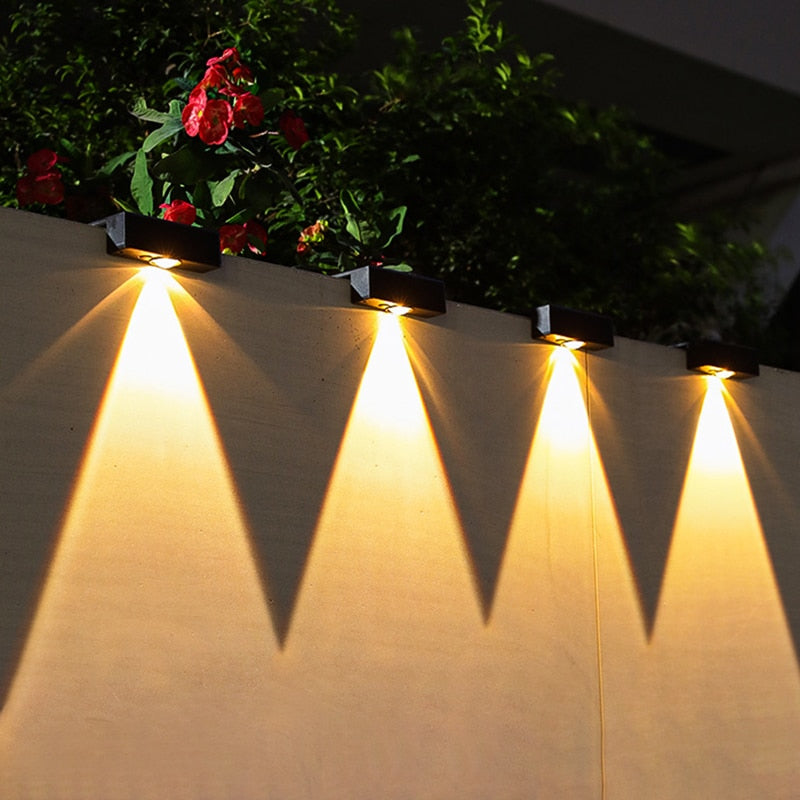 Solar Outdoor Light Fixtures Weatherproof LED Lamp for Pathways and Gardens 0