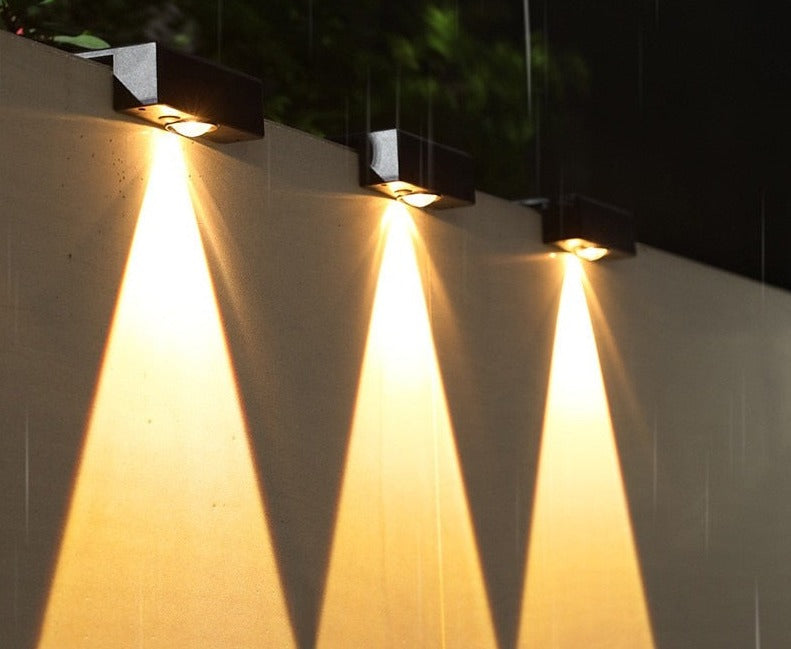 Solar Outdoor Light Fixtures Weatherproof LED Lamp for Pathways and Gardens 5