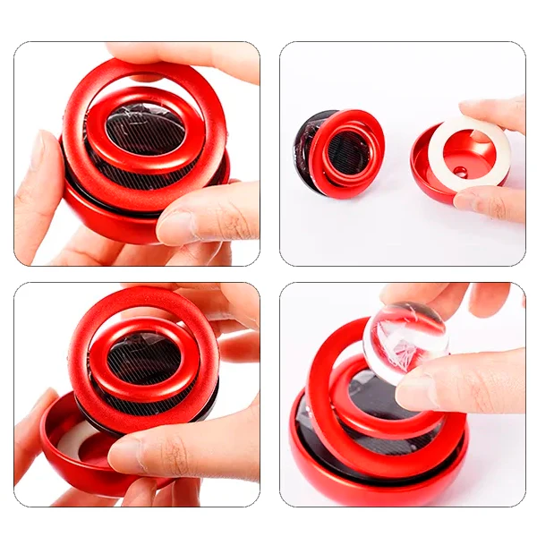 SolaraFresh | Eco-Friendly Stylish Solar-Powered Car Air Freshener 2