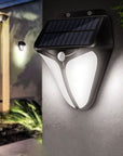 SolaraLight | Modern Solar Wall Lantern with Motion Sensor for Outdoor Use 1