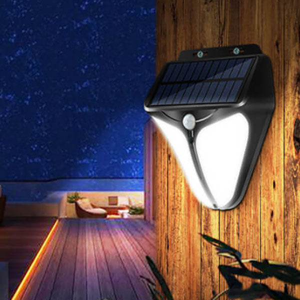 SolaraLight | Modern Solar Wall Lantern with Motion Sensor for Outdoor Use 4