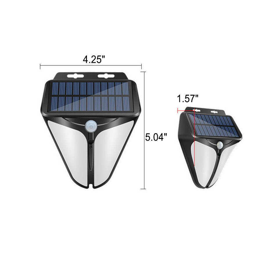 SolaraLight | Modern Solar Wall Lantern with Motion Sensor for Outdoor Use 7
