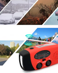SolaraWave | Versatile Solar Hand Crank Emergency Radio for Outdoor Use 1