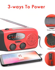 SolaraWave | Versatile Solar Hand Crank Emergency Radio for Outdoor Use 5