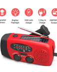 SolaraWave | Versatile Solar Hand Crank Emergency Radio for Outdoor Use 6