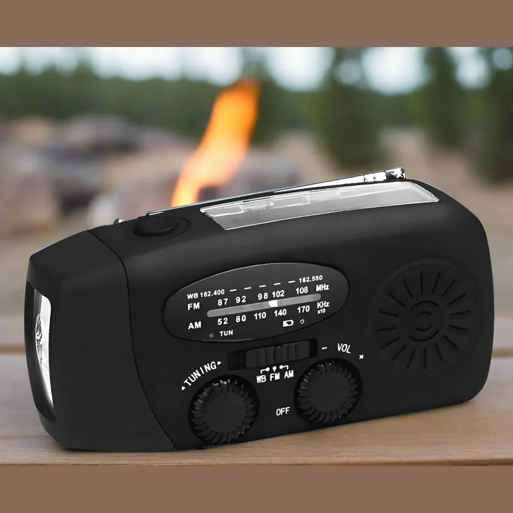 SolaraWave | Versatile Solar Hand Crank Emergency Radio for Outdoor Use 9